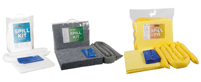 Clip-Top or Heat Sealed Break Pack Mobile Spill Kits